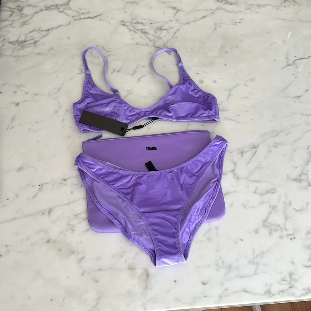 triangl swimwear Light Blue Bikini Set